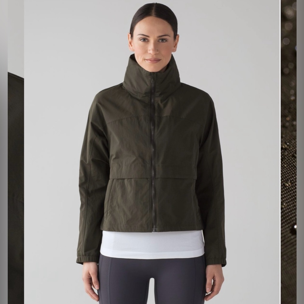 Lululemon Effortless Jacket - Dark Olive